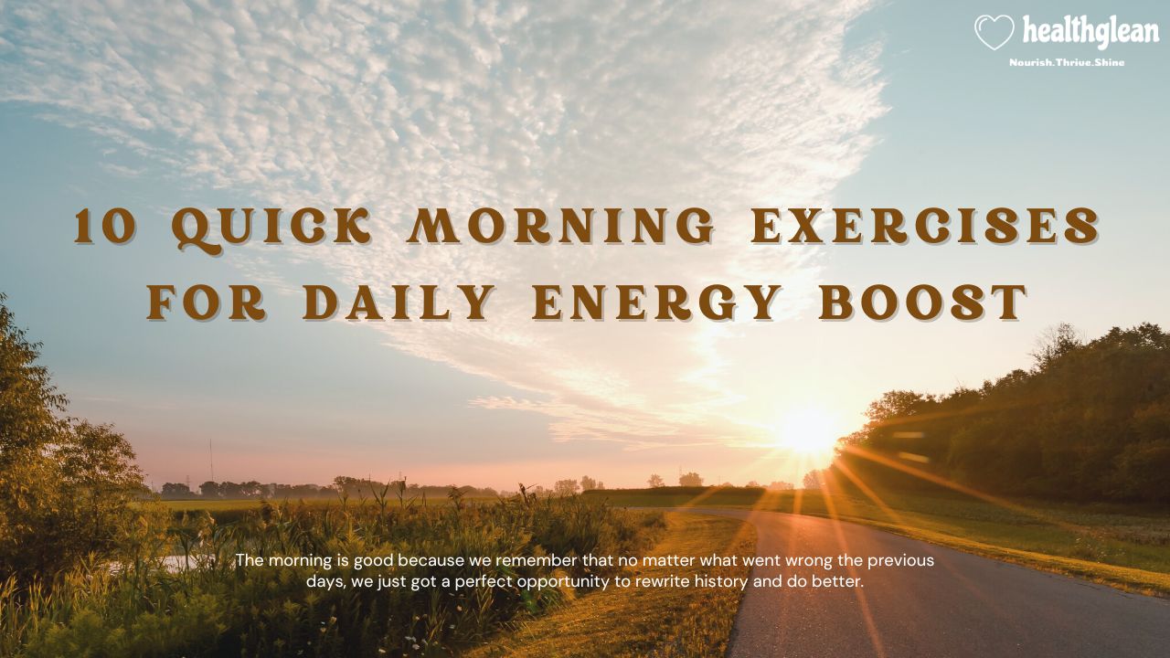 Person performing dynamic stretching exercises in a sunlit room, embodying energy and vitality for an ideal morning routine.