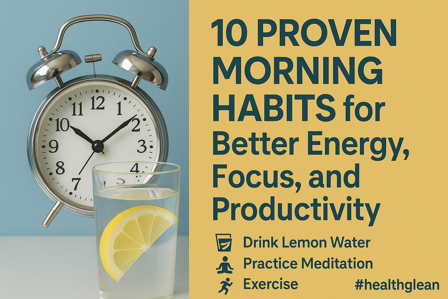 10 Proven Morning Habits for Better Energy, Focus, and Productivity