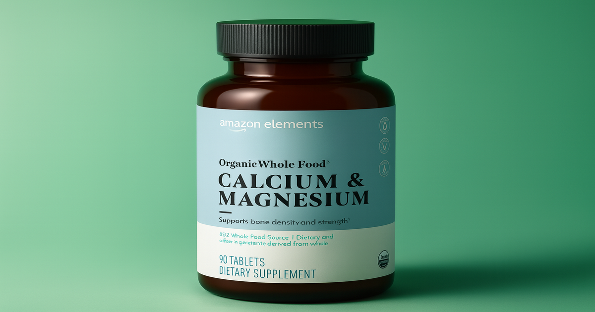 Amazon Elements Organic Whole The 2025 calcium magnesium 2025 — Amazon Elements 2025 calcium