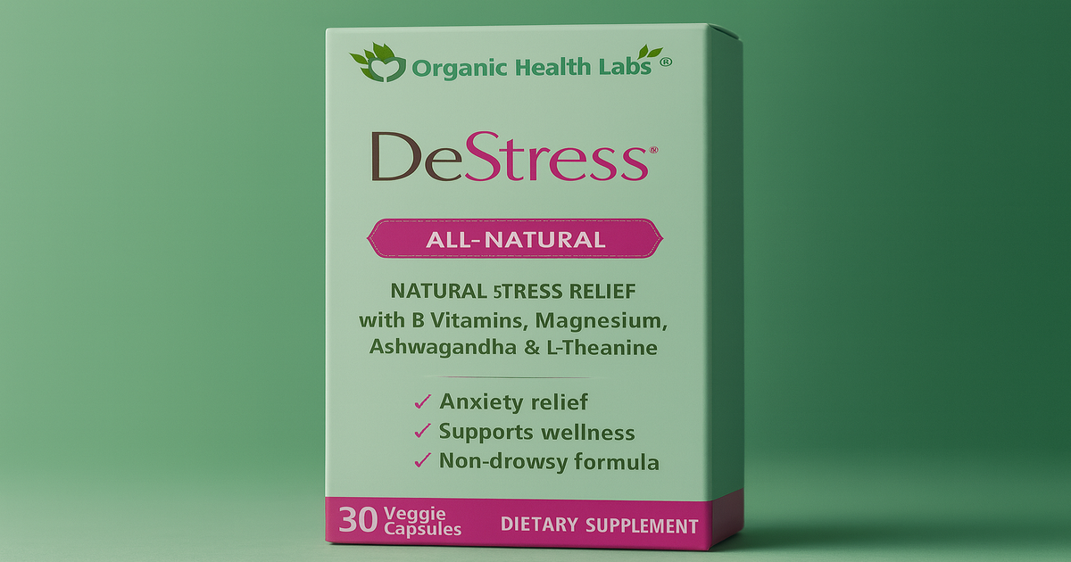 Organic Health Labs DeStress Why this adaptogen blend 2025 — Organic Health adaptogen blend