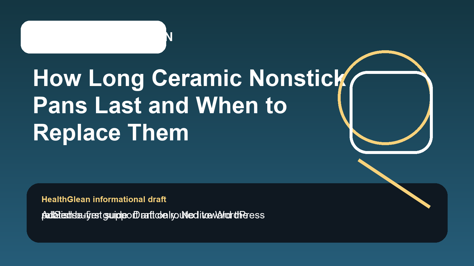How Long Ceramic Nonstick Pans Last and When to Replace Them